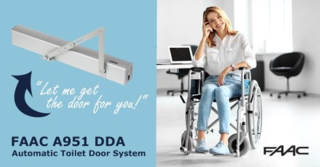FAAC disabled toilet door system