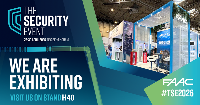 FAAC UK at The Security Event, Birmingham NEC. FAAC UK at The Security Event