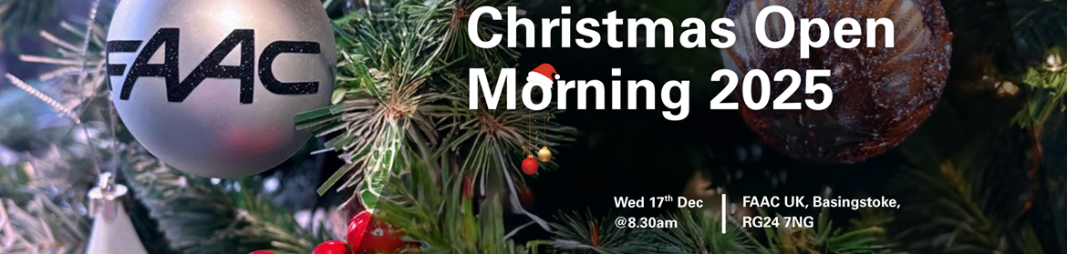 FAAC UK Christmas Open Morning 2025